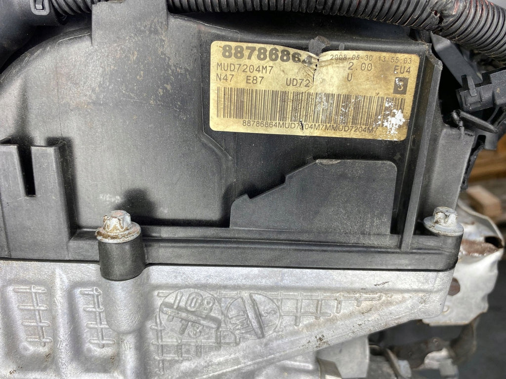 Motor BMW E87 N47D20A 2.0 98TKm 2008 Diesel Engine Komplett