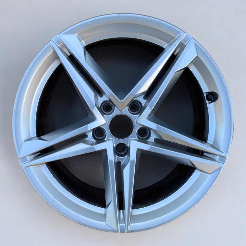 1x Alufelge 18 Zoll 8.0" 5x112 40ET Glanz Silber 8W0601025EC Audi A4 B9