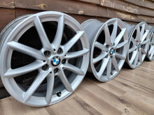 Laden Sie das Bild in den Galerie-Viewer, 4x Alufelge 17 Zoll 7.5" 5x112 52ET Glanz Silber 6856061 BMW F45 X1 F48 FEL6951213415xs