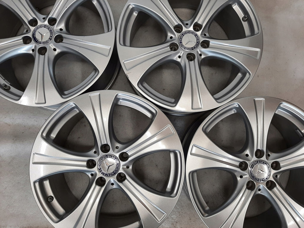 4x Alufelge 18 Zoll 8.0" 5x112 38ET Glanz Silber A2534010800 Mercedes-Benz Glc