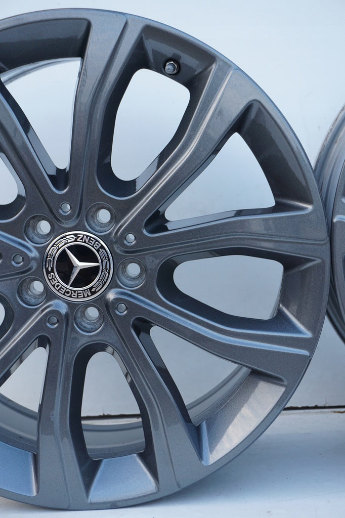 4x Alufelge 19 Zoll 8.0" 5x112 56ET Glanz Graphit A1664011500 Mercedes-Benz W166 FEL7367203493uw