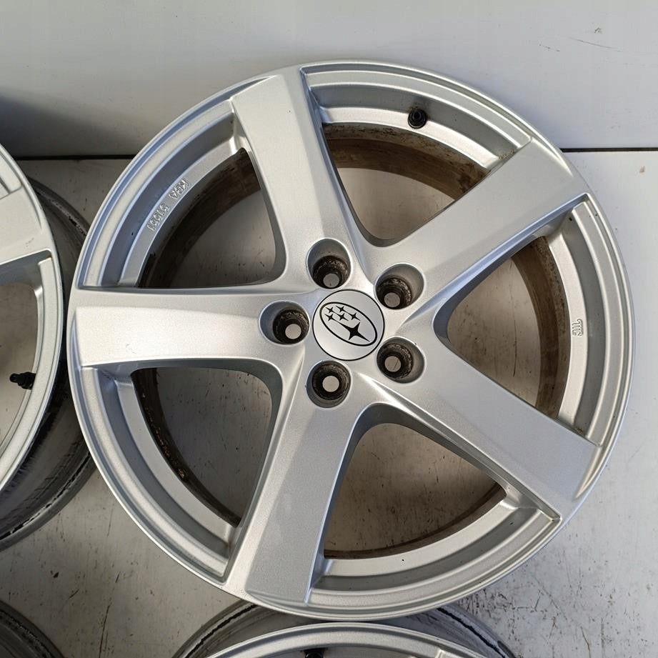 4x Alufelge 17 Zoll 7.0" 5x100 48ET Subaru Impreza Forester Legacy I Rim Wheel FEL1587222643lr