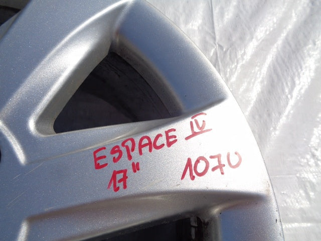 1x Alufelge 17 Zoll 7.0" 5x114.3 Renault Espace Iv Rim Wheel