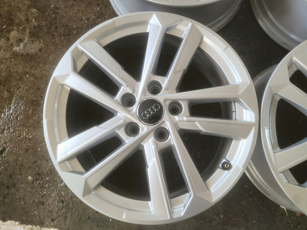 4x Alufelge 17 Zoll 6.5" 5x112 43ET Glanz Silber 8Y0601025L Audi A6 A4 Rim Wheel FEL4788657025ox