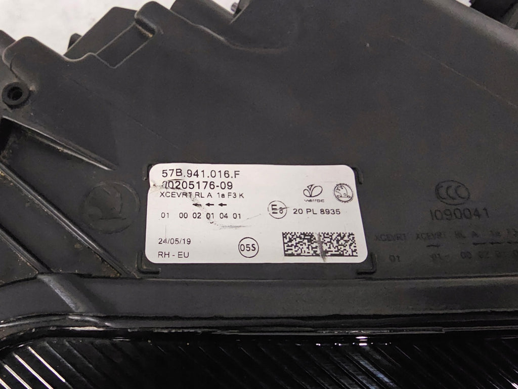 Frontscheinwerfer Skoda Karoq 57B941016F Rechts Scheinwerfer Headlight SCH3563566362wl