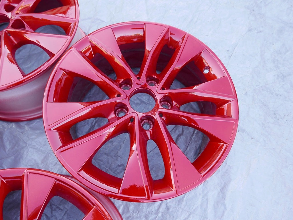 4x Alufelge 17 Zoll 7.5" 5x120 43ET Glanz Weiß 6850152 BMW F22 F21 F20 Rim Wheel FEL7920421333da