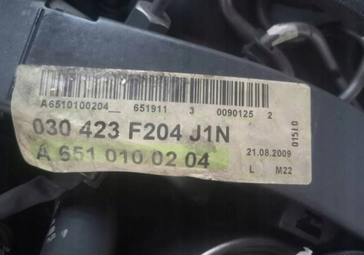 Motor Mercedes-Benz W212 651911 2.2 CDI 150TKm 2009 Diesel Engine Unkomplett MOT8230222271di