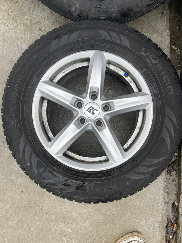 4x Alufelge 16 Zoll 6.5" 5x108 50ET Silber KBA48953 Rim Wheel FEL8392036415tw