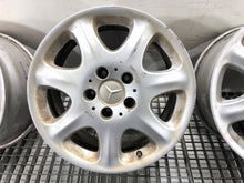 Load image into Gallery viewer, 4x Alufelge 16 Zoll 7.5&quot; 5x112 46ET Glanz Mercedes-Benz Clk C208 Rim Wheel