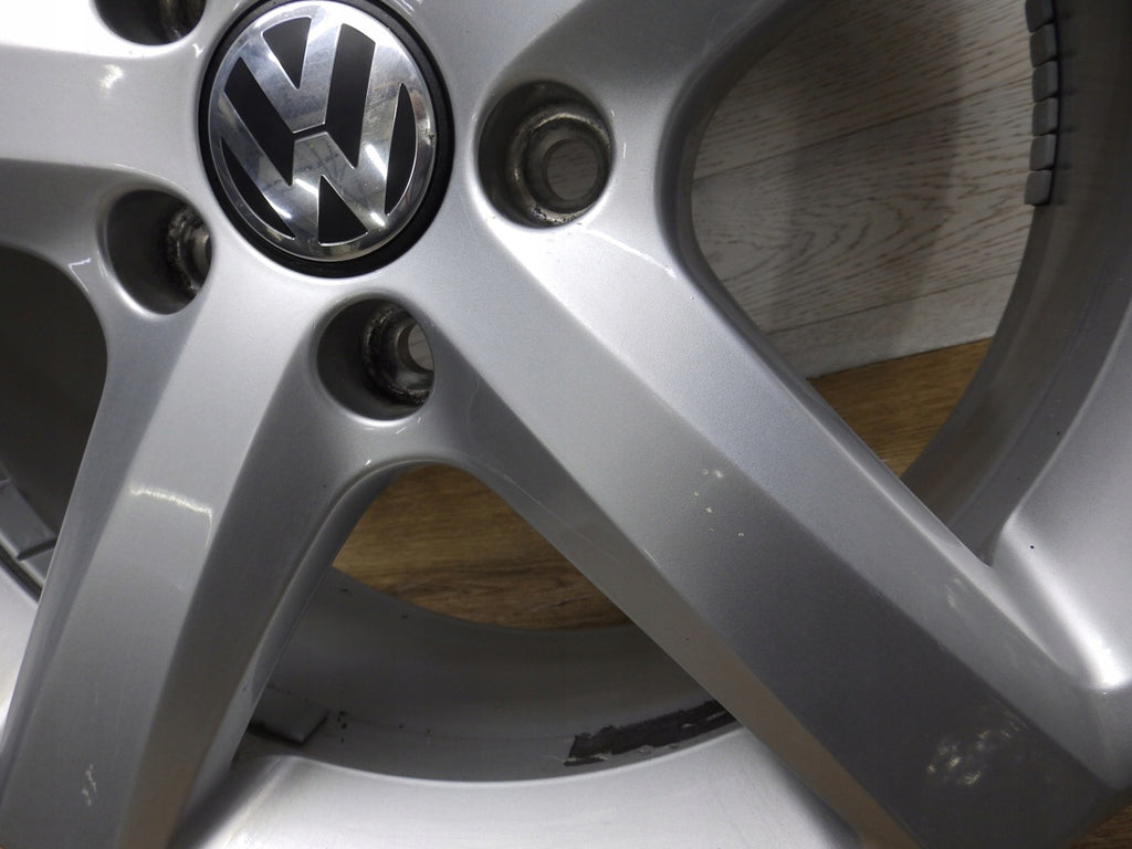 4x Alufelge 17 Zoll 6.5" 5x112 39ET Silber 1K8071497A VW Scirocco Golf Rim Wheel FEL6997265717xa