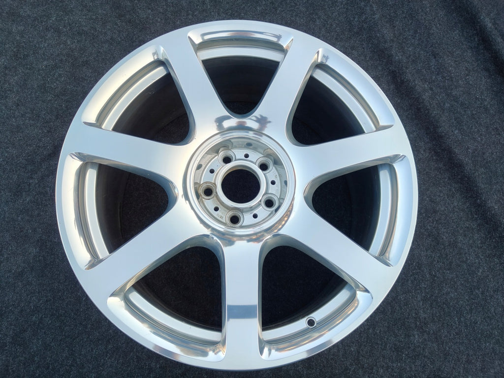 1x Alufelge 21 Zoll 9.5" 5x120 33ET Glanz Silber 6859832 Rim Wheel FEL6315312388aj