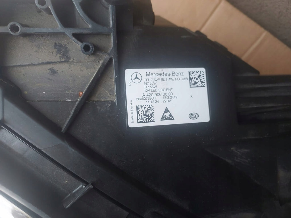 Frontscheinwerfer Mercedes-Benz Citan W420 A4209060000 LED Ein Satz Headlight SCH3740251543ef
