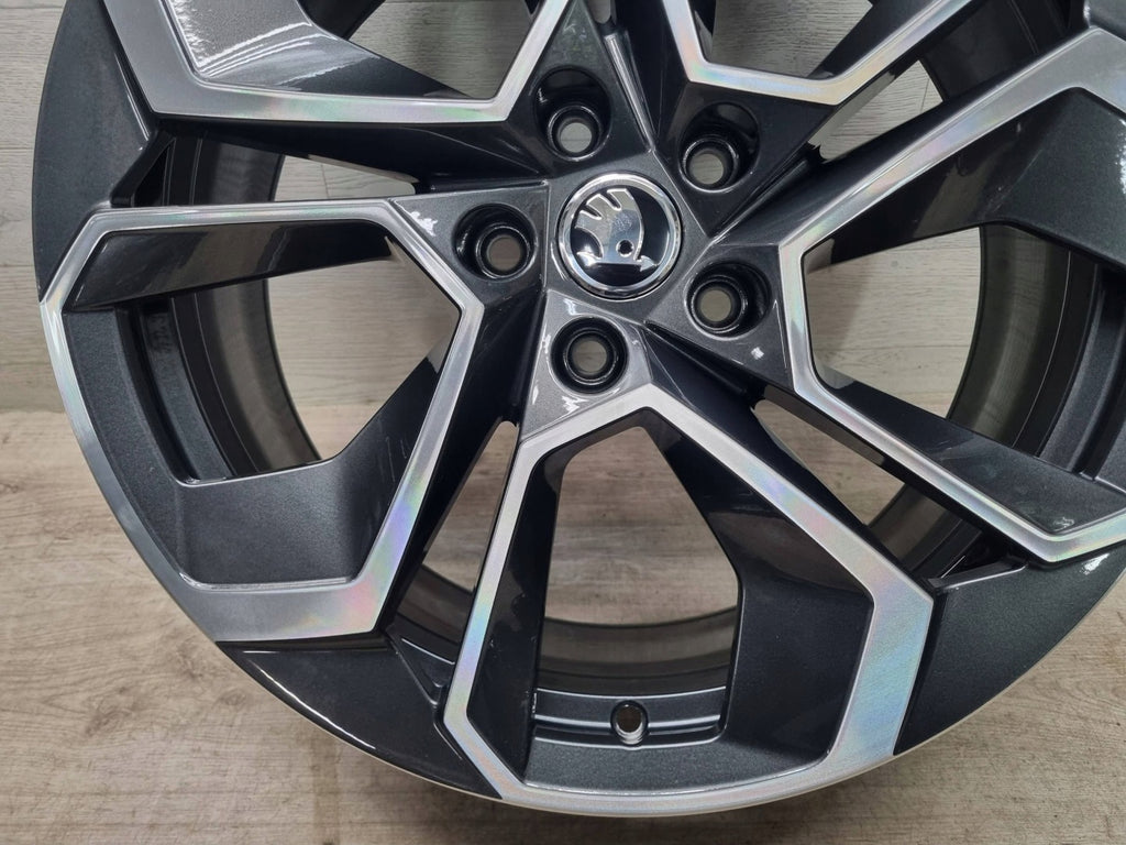 4x Alufelge 19 Zoll 7.5" 5x112 48ET Matt Graphit 5E3601025 Skoda Octavia Iv FEL1884380331qe