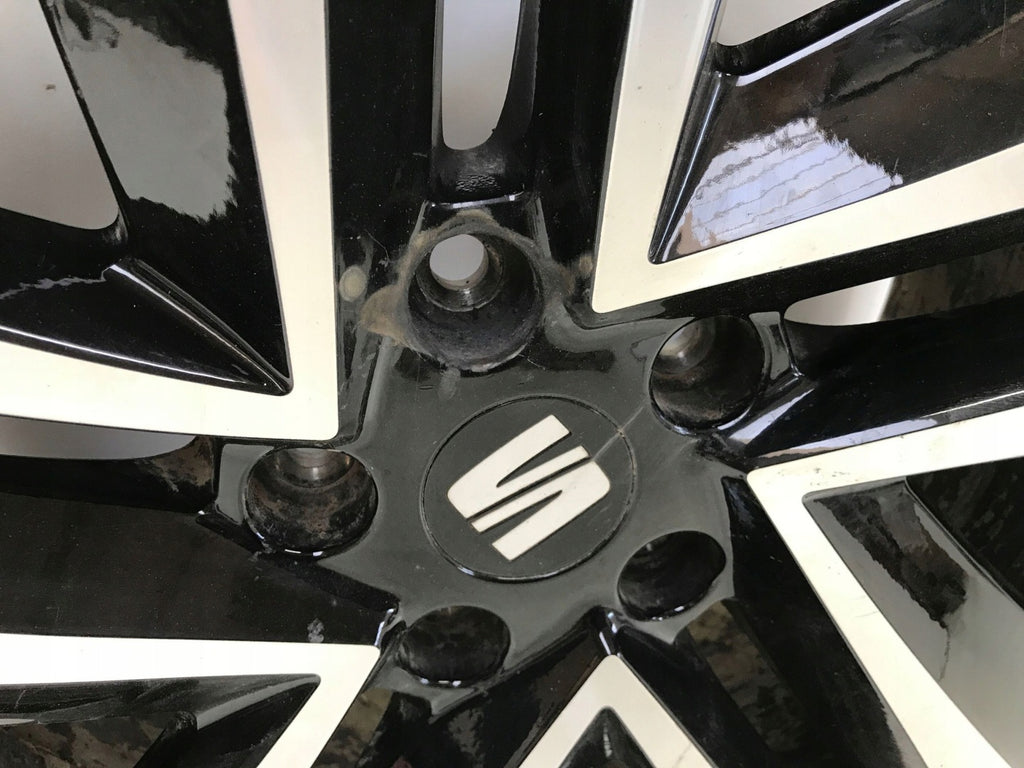 1x Alufelge 18 Zoll 7.0" 5x112 43ET Glanz Schwarz 5FJ601025C Seat Tarraco FEL8206547159jb