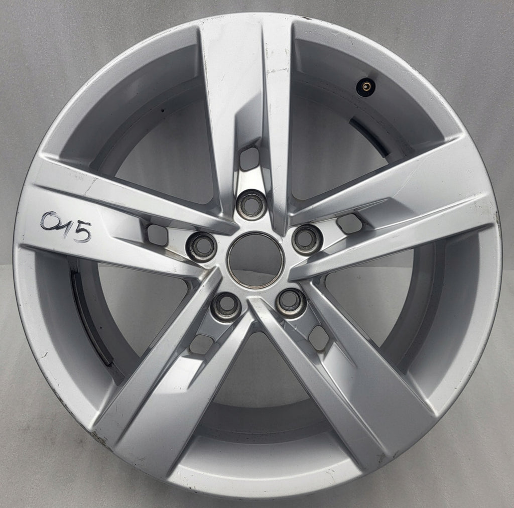 1x Alufelge 17 Zoll 7.0" 5x112 49ET Glanz Silber 5F0601025T Seat Leon Rim Wheel FEL4945845261ly