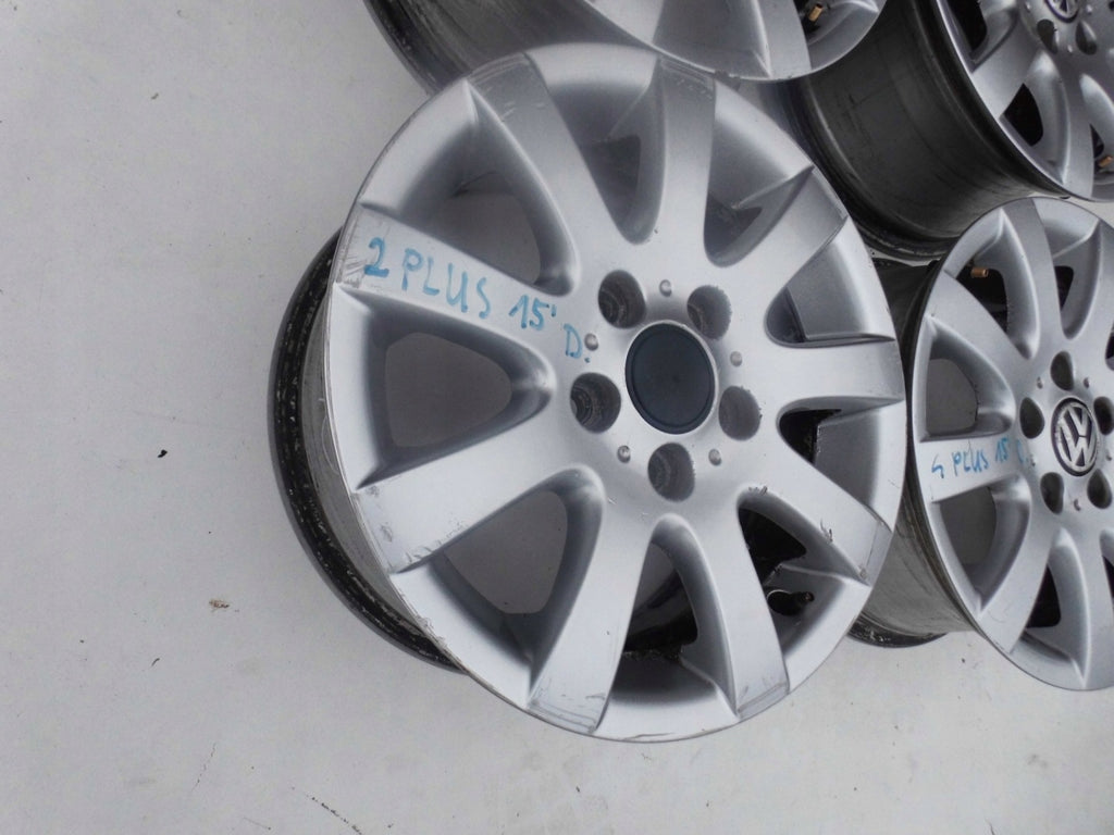 4x Alufelge 15 Zoll 6.5" 5x112 50ET 1K0601025A VW Caddy V Golf VI Touran FEL4887870164pk