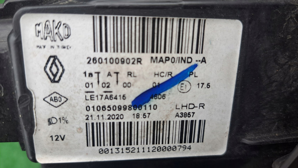 Frontscheinwerfer Renault Clio I 5 260100902R LED Rechts Scheinwerfer Headlight SCH8829005008nr