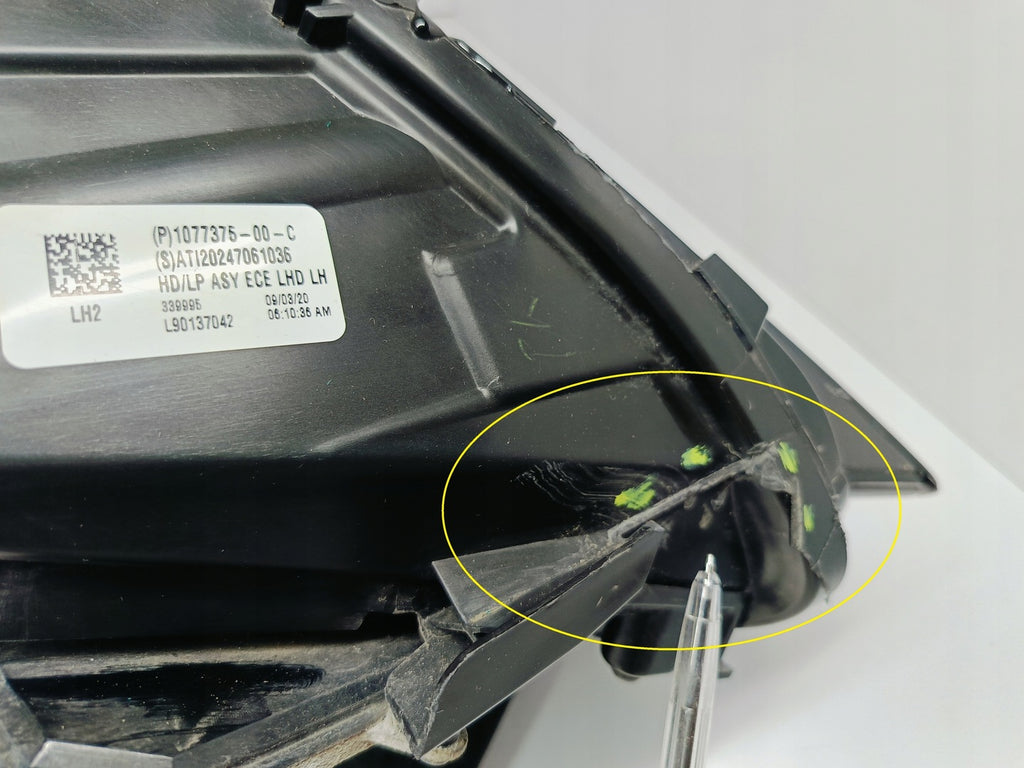 Frontscheinwerfer Tesla Model 3 5yj3 1077375-00-C Full LED Links Headlight