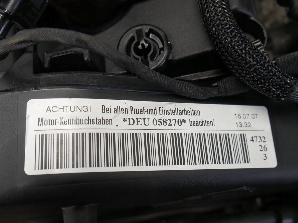 Motor Audi A4 B9 DEUA 2.0 TDI 150PS 110kW 94TKm 2007 Diesel Engine Komplett