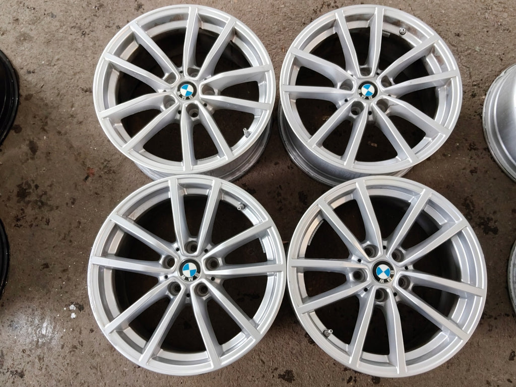 4x Alufelge 17 Zoll 7.5" 5x112 30ET Glanz Silber 6883520 BMW Rim Wheel FEL9379748820ku