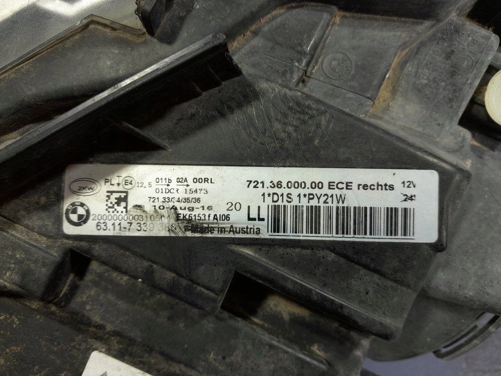 Frontscheinwerfer BMW 3 F30 F31 7339386 Rechts Scheinwerfer Headlight SCH9751217647si