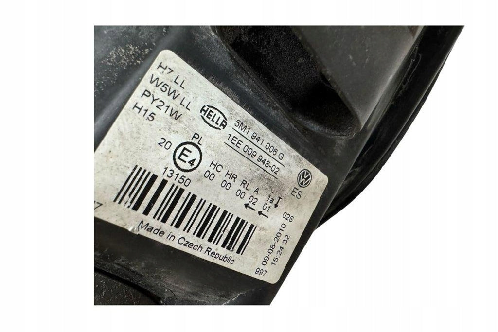 Frontscheinwerfer VW Golf Plus 5M1941006G Rechts Scheinwerfer Headlight SCH9544282694pg