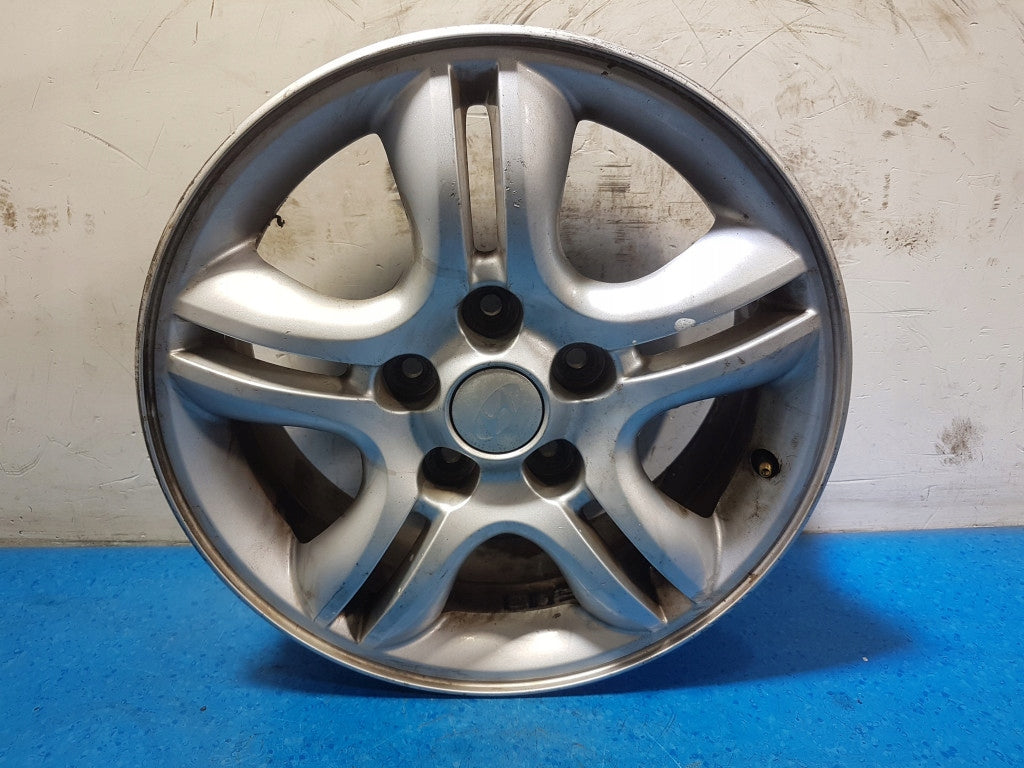 1x Alufelge 16 Zoll 6.5" 5x114.3 529101F200 Hyundai Accent Rim Wheel