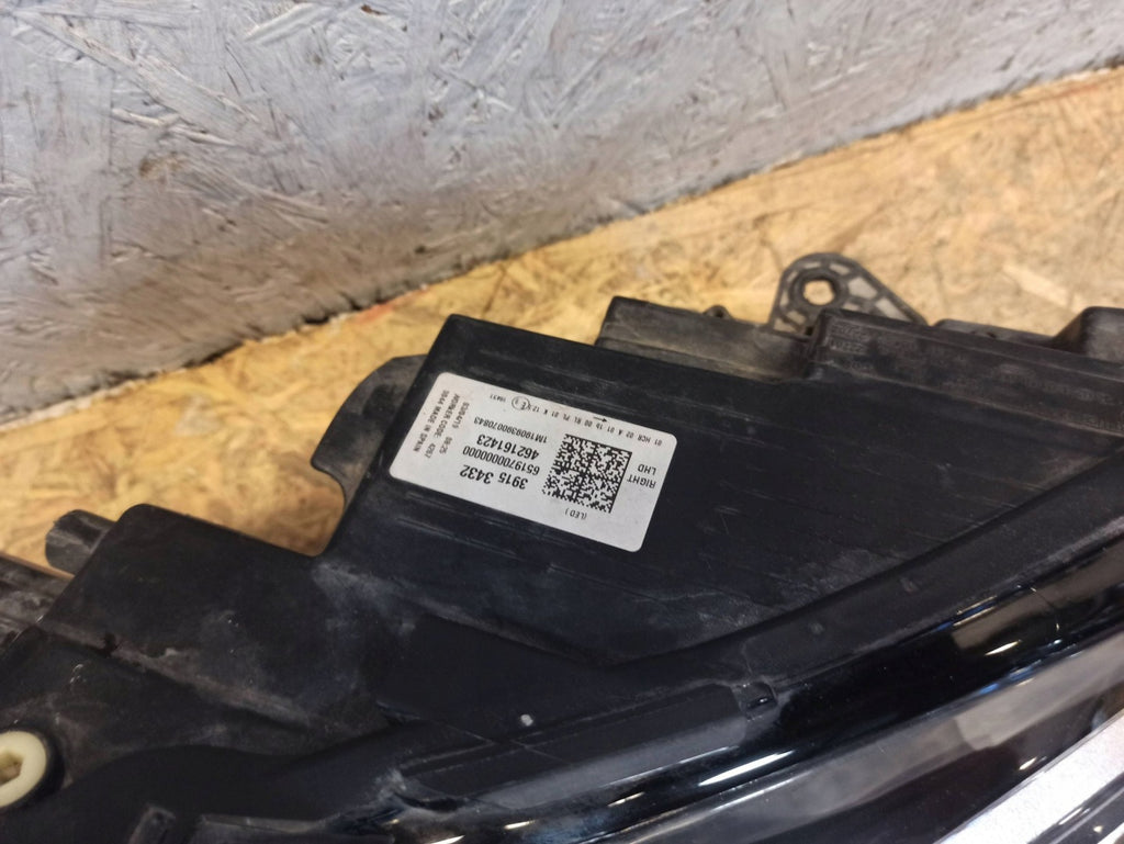 Frontscheinwerfer Opel Crossland X 39153432 LED Rechts Scheinwerfer Headlight SCH7690366749ml