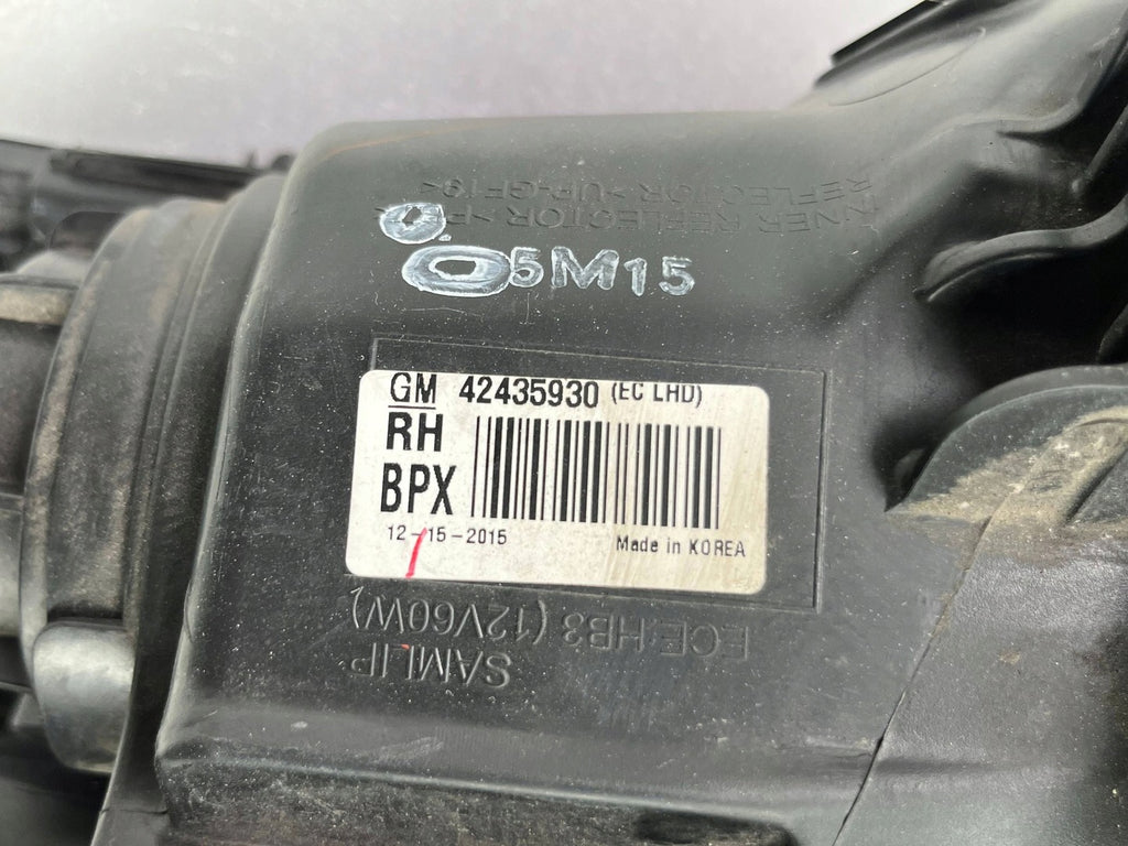 Frontscheinwerfer Opel Mokka 42435930 Rechts Scheinwerfer Headlight SCH3652757829dh