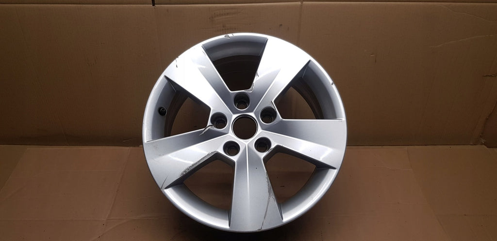 1x Alufelge 18 Zoll 8.0" 5x112 44ET Glanz Graphit 3V0601025 Skoda Rim Wheel