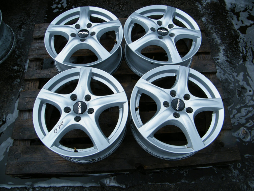 4x Alufelge 16 Zoll 6.5" 5x112 50ET Glanz Silber 8T0601025B Audi Altea III I FEL7871285447cy