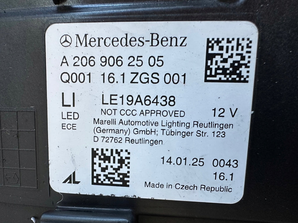Frontscheinwerfer Mercedes-Benz A2069062505 Full LED Links Headlight SCH7323637005zq