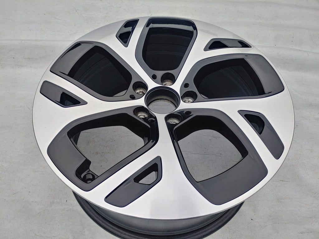1x Alufelge 18 Zoll 8.0" 5x112 Glanz Schwarz A2544010100 Mercedes-Benz Glc