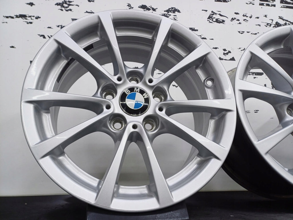 4x Alufelge 16 Zoll 7.0" 5x120 31ET Glanz Silber 584B54221 BMW F32 F33 Rim Wheel FEL9418806795zh