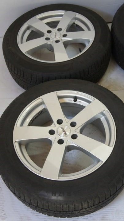 4x Alufelge 17 Zoll 7.5" 5x112 35ET Silber Audi I Rim Wheel FEL8938464550px
