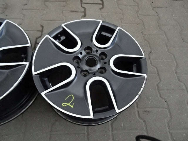 1x Alufelge 17 Zoll 7.0" 5x120 50ET Schwarz 6804372 Mini Rim Wheel