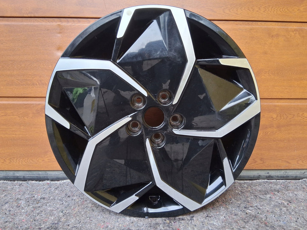 1x Alufelge 19 Zoll 7.5" 5x114.3 49 5ET Glanz Schwarz 52910-G1110 Hyundai Ioniq FEL9617443664pz
