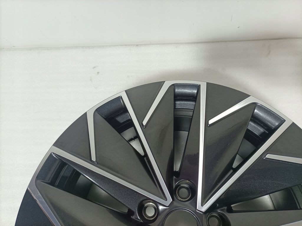 1x Alufelge 18 Zoll 8.0" 5x112 44ET Glanz Schwarz Mg Rim Wheel FEL3670689778ek