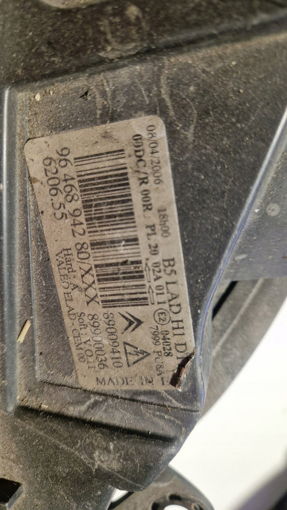 Frontscheinwerfer Citroën C4 I 9646894280 Xenon Ein Satz Scheinwerfer Headlight