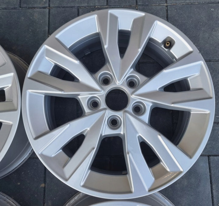 4x Alufelge 16 Zoll 6.5" 5x112 43ET Glanz Silber 8Y0071496 Audi Rim Wheel FEL6165569643cb