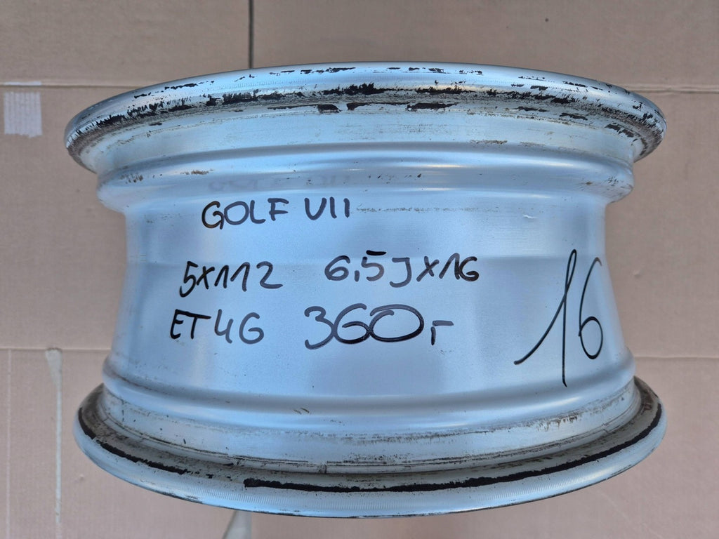 1x Alufelge 16 Zoll 6.5" 5x112 46ET 5G0601025AT VW Golf Vii Rim Wheel FEL1954192503qg
