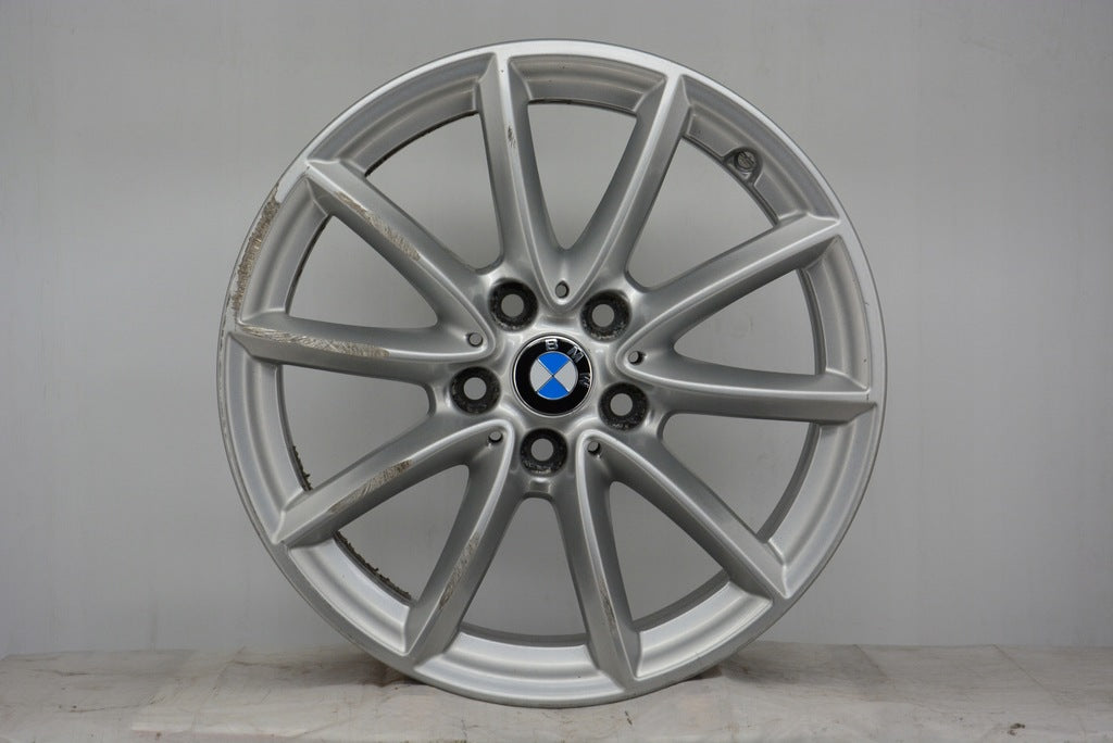 1x Alufelge 17 Zoll 7.5" 5x112 Glanz Silber 6856061 BMW 1 Rim Wheel FEL4660631730wi