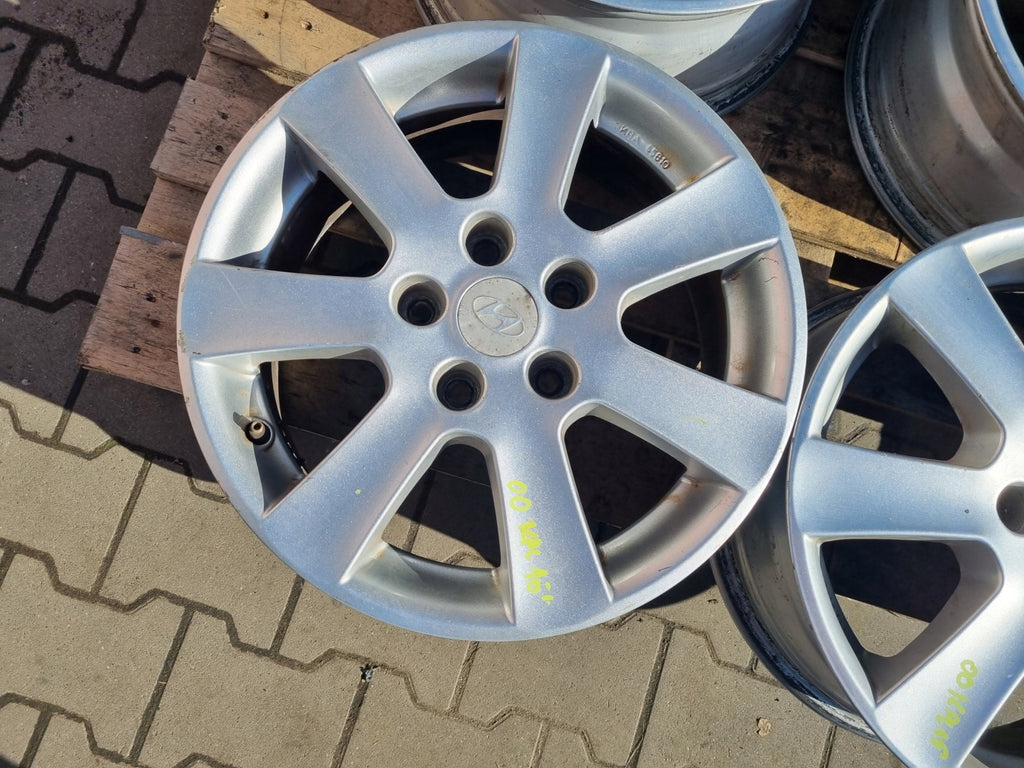 4x Alufelge 16 Zoll 7.0" 5x114.3 45ET KBA45810 Hyundai I Rim Wheel FEL1846741649nx