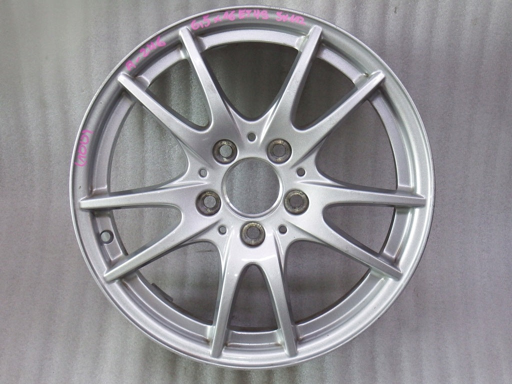 1x Alufelge 16 Zoll 6.5" 5x112 49ET Glanz Silber A2464011302 Mercedes-Benz W246 FEL5927196661pf