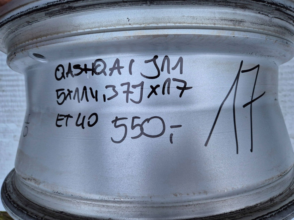 1x Alufelge 17 Zoll 7.0" 5x114.3 40ET DHAN07 Nissan Qashqai I J11 Rim Wheel FEL2242936170qf