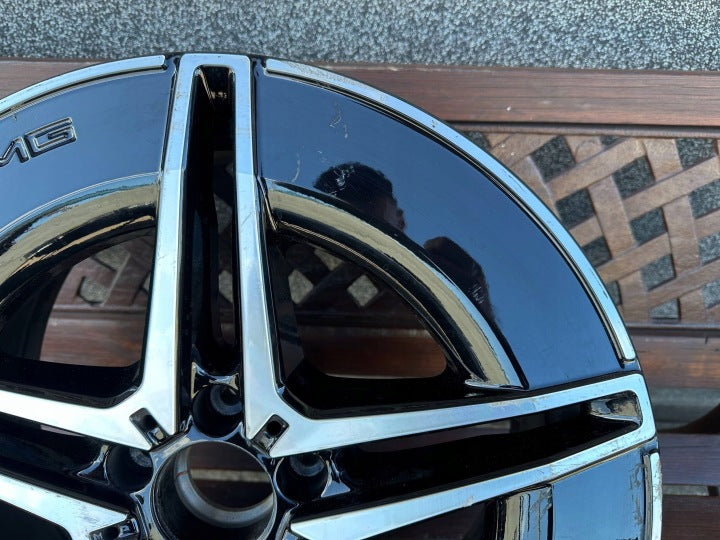 1x Alufelge 19 Zoll 8.0" 5x112 34ET Glanz Schwarz A2934011600 Mercedes-Benz Eqc FEL9906870215ih