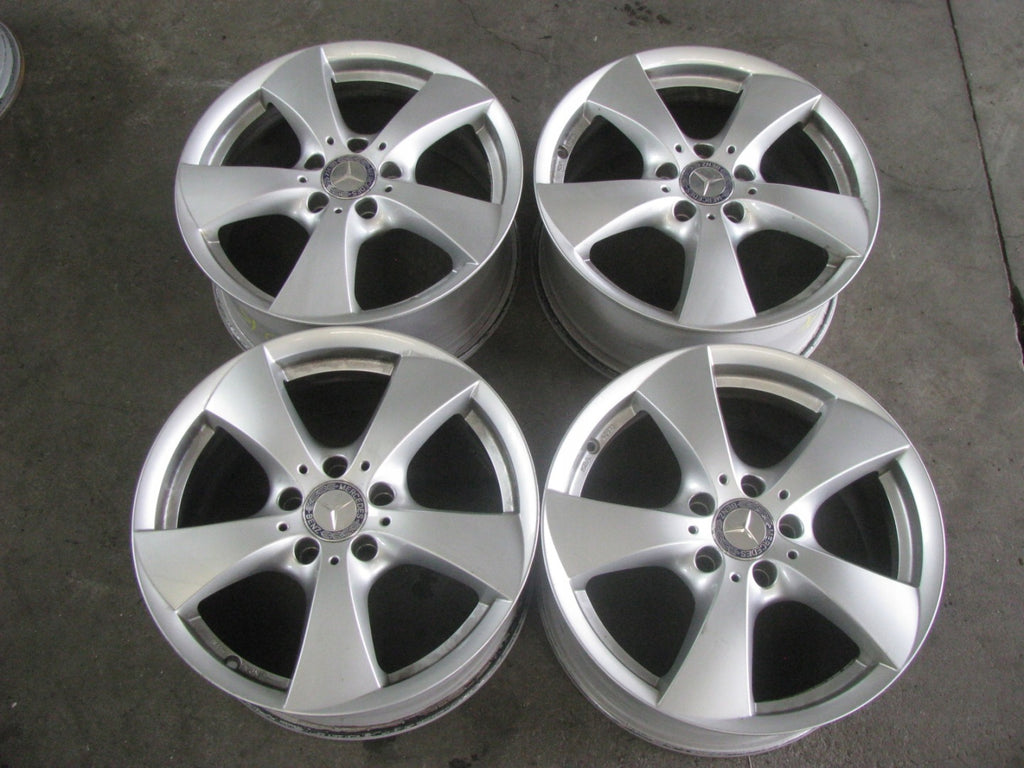 4x Alufelge 17 Zoll 7.5" 5x112 45ET Glanz Silber 513767 Rim Wheel FEL7497456231rv