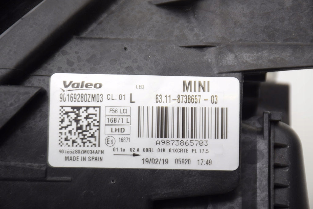 Frontscheinwerfer Mini F54 8738657-03 LED Links Scheinwerfer Headlight SCH5958521458wl