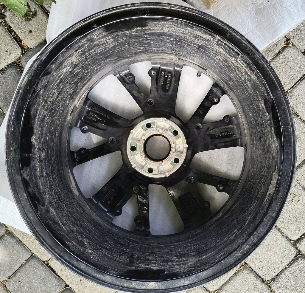 1x Alufelge 18 Zoll 8.0" 5x108 48ET Glanz Schwarz 9835058180 Peugeot 308 Iii