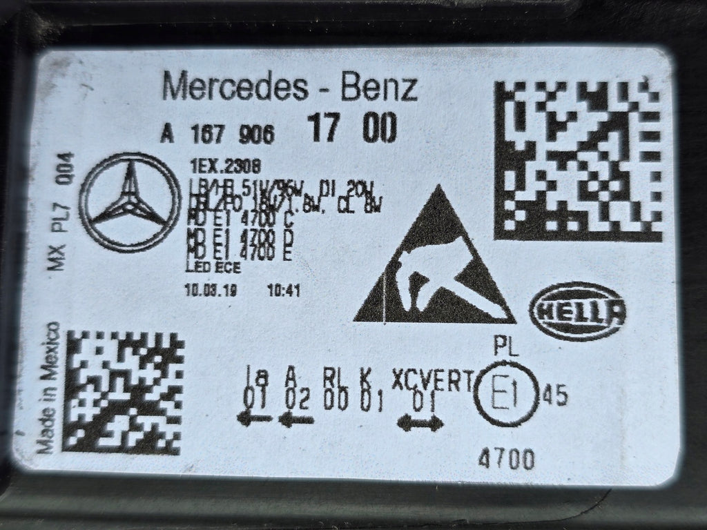 Frontscheinwerfer Mercedes-Benz Gle A1679061700 Rechts Scheinwerfer Headlight SCH9139894822dd